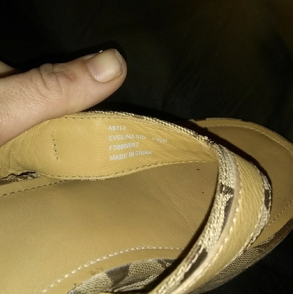 Coach Wedge Sandles - Picture 2 of 4